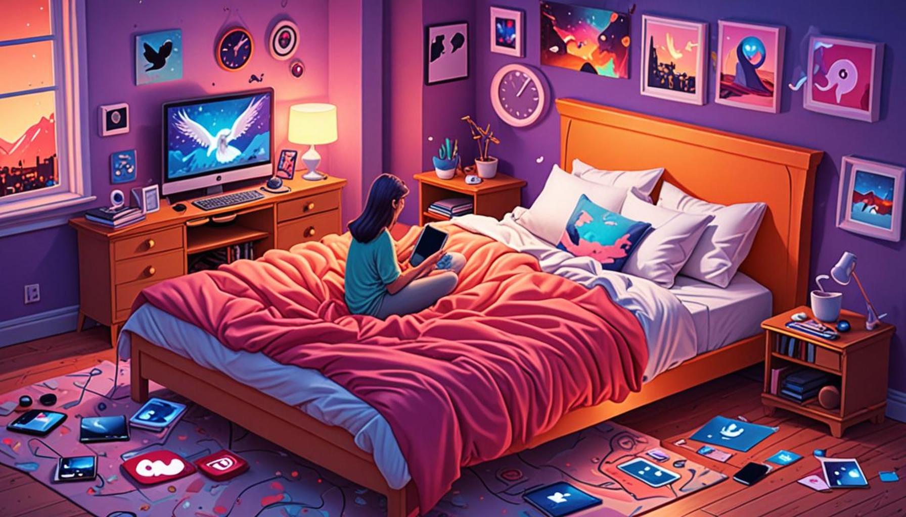 The influence of social media and news consumption before sleep on sleep quality